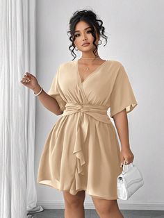 Plus-Size Flowy Summer Dress for Women